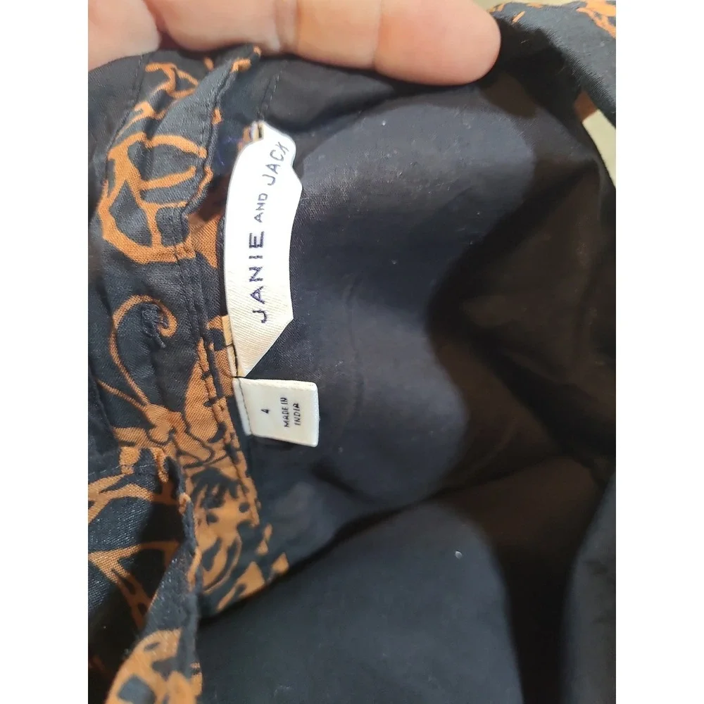 Janie and Jack Floral‎ Ruffle Romper Size 4